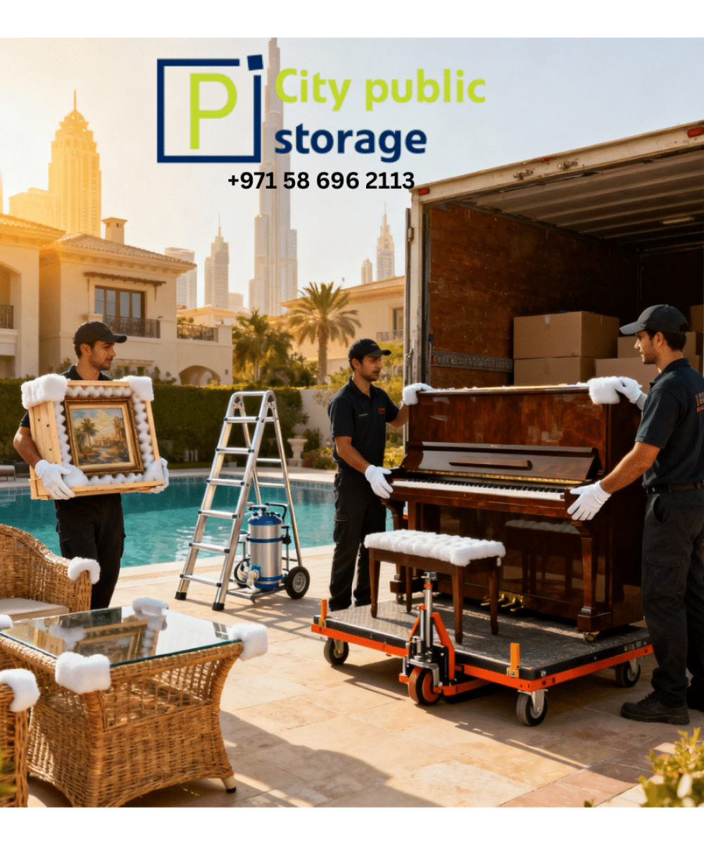 white glove packing and moving in dubai